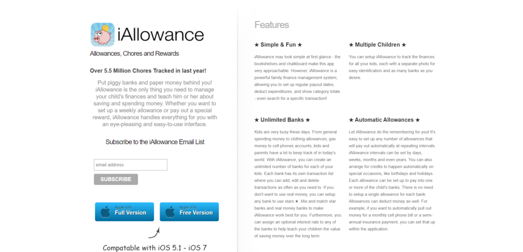 best financial app for teens - iallowance